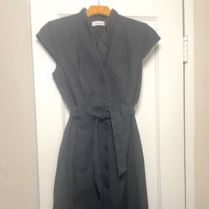 Calvin Klein button down denim dress